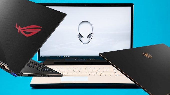 alienware msi rog gaming laptop